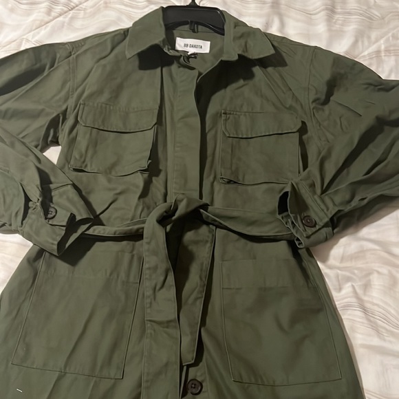 Bbdakota nwt jacket women’s sz small color military green - Picture 5 of 6